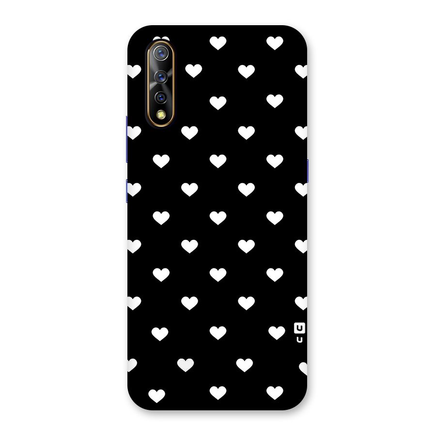 Seamless Hearts Pattern Back Case for Vivo S1