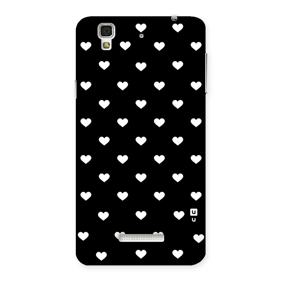 Seamless Hearts Pattern Back Case for Yu Yureka