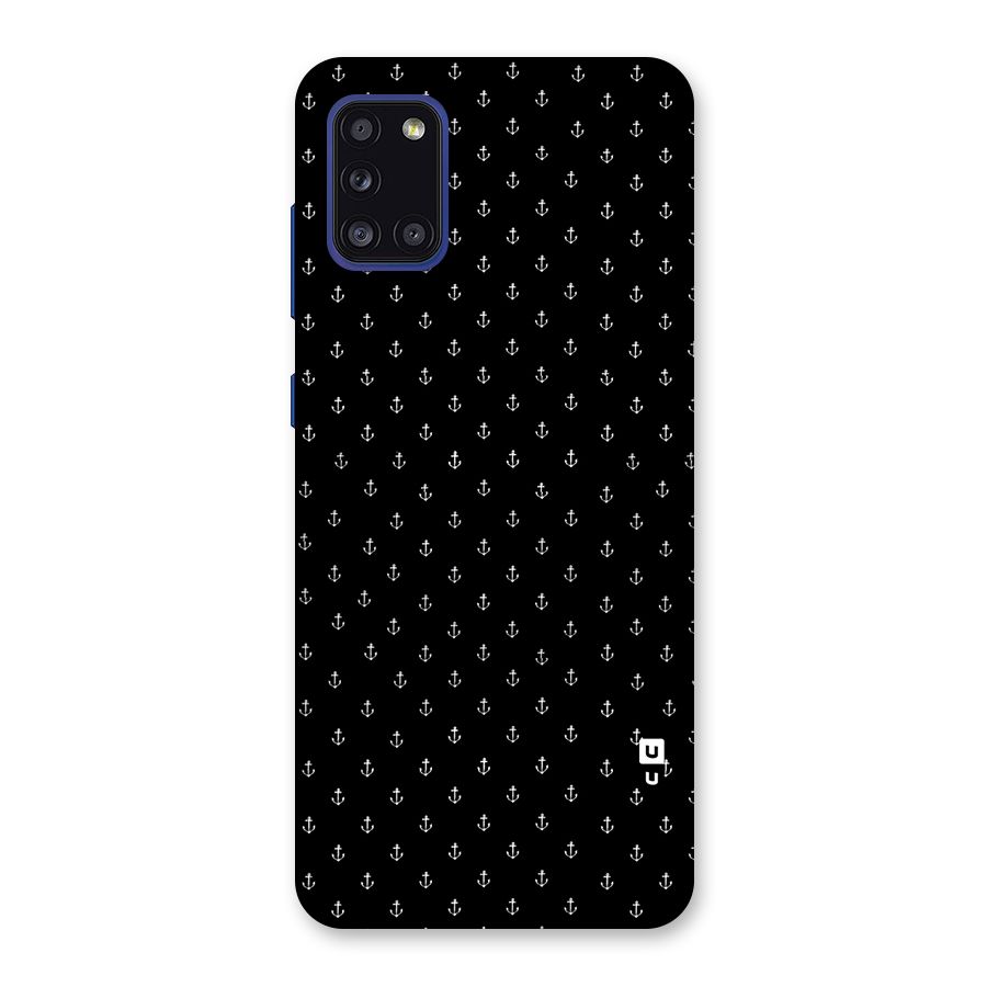 Seamless Small Anchors Pattern Back Case for Galaxy A31