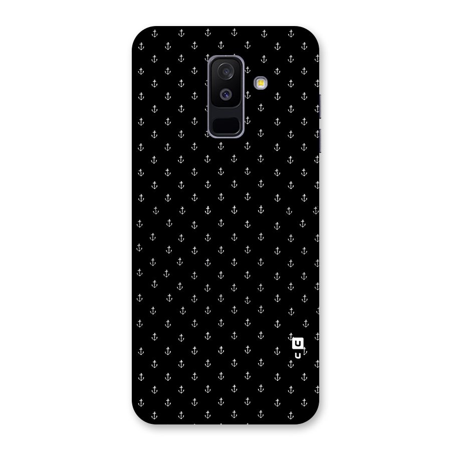 Seamless Small Anchors Pattern Back Case for Galaxy A6 Plus