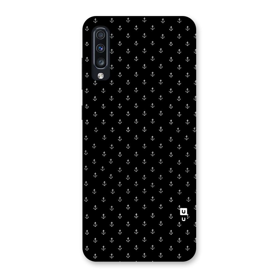 Seamless Small Anchors Pattern Back Case for Galaxy A70
