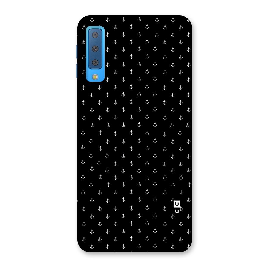 Seamless Small Anchors Pattern Back Case for Galaxy A7 (2018)