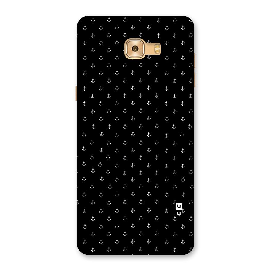 Seamless Small Anchors Pattern Back Case for Galaxy C9 Pro