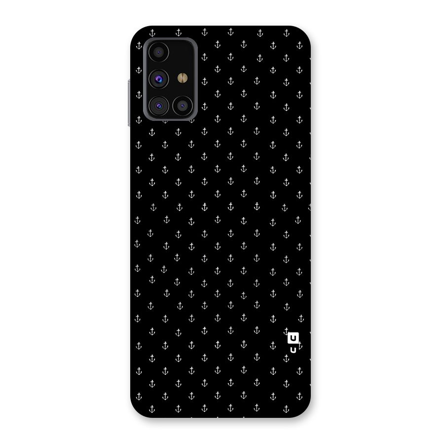 Seamless Small Anchors Pattern Back Case for Galaxy M31s