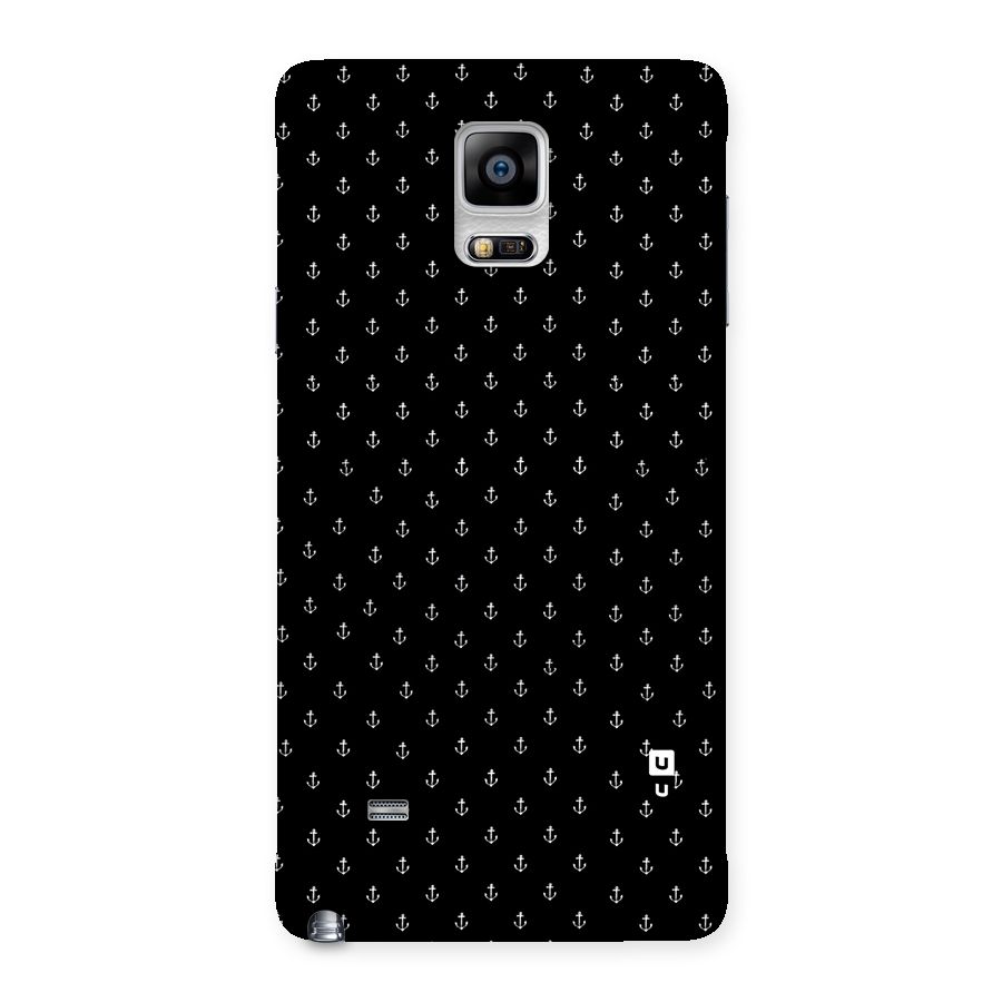 Seamless Small Anchors Pattern Back Case for Galaxy Note 4