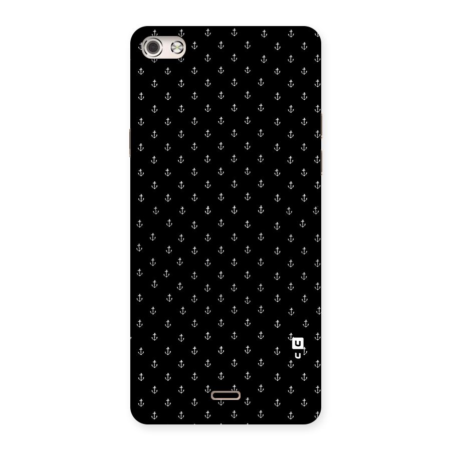 Seamless Small Anchors Pattern Back Case for Micromax Canvas Silver 5