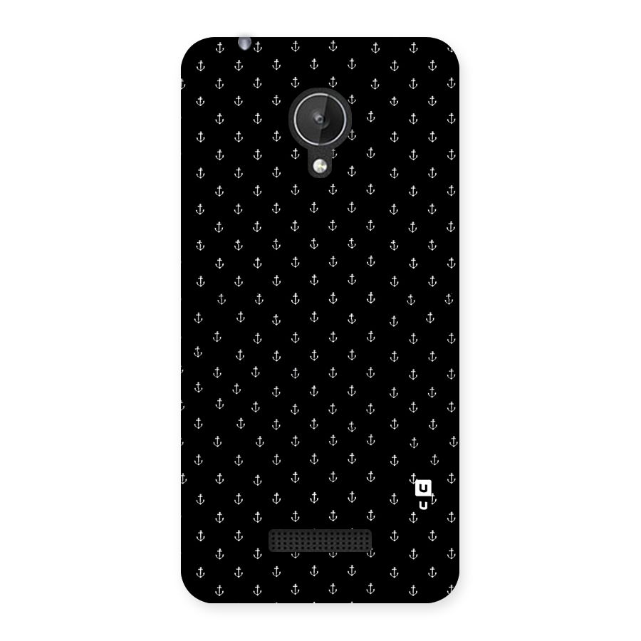 Seamless Small Anchors Pattern Back Case for Micromax Canvas Spark Q380
