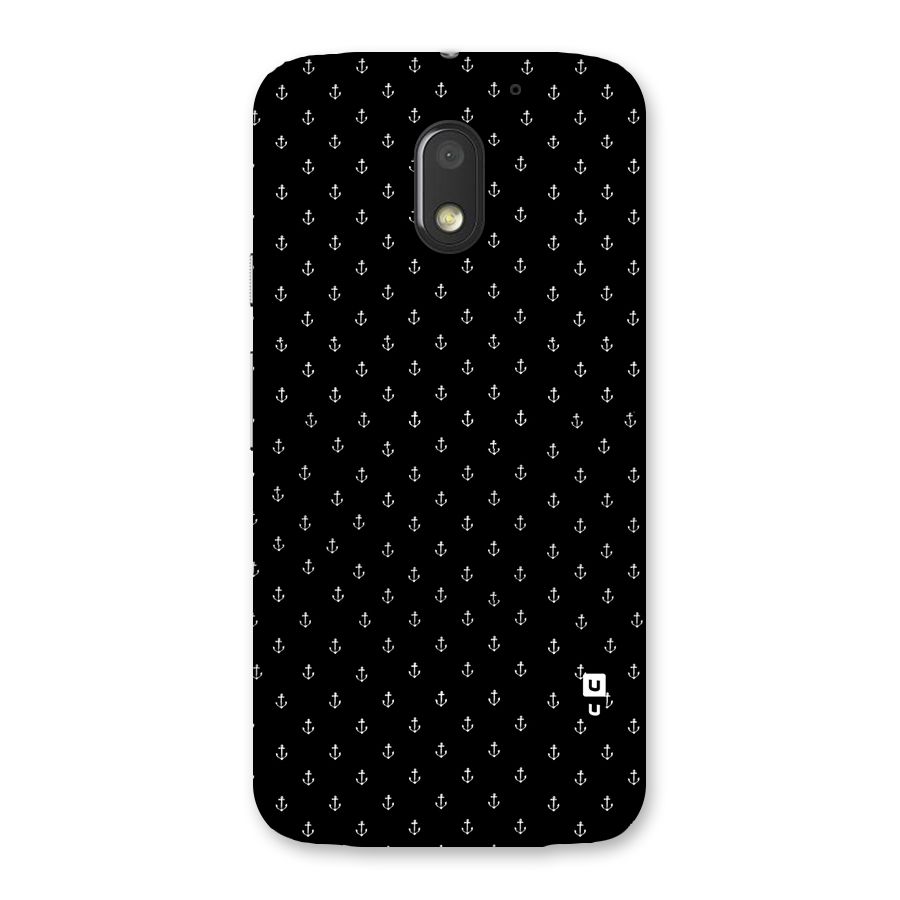 Seamless Small Anchors Pattern Back Case for Moto E3 Power