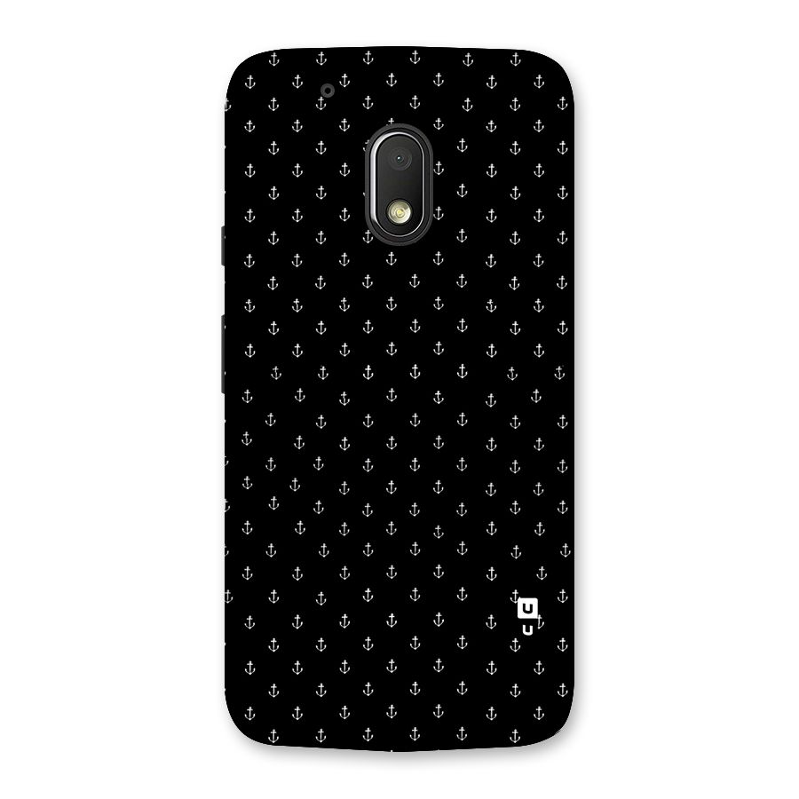 Seamless Small Anchors Pattern Back Case for Moto G4 Play