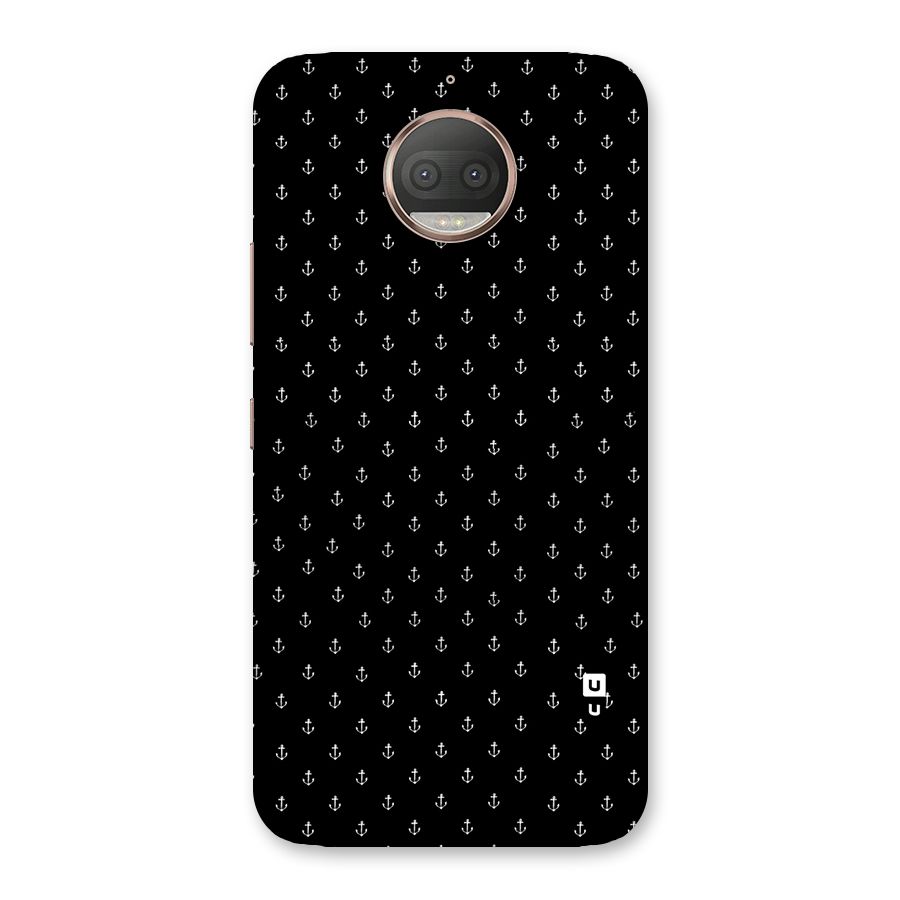 Seamless Small Anchors Pattern Back Case for Moto G5s Plus