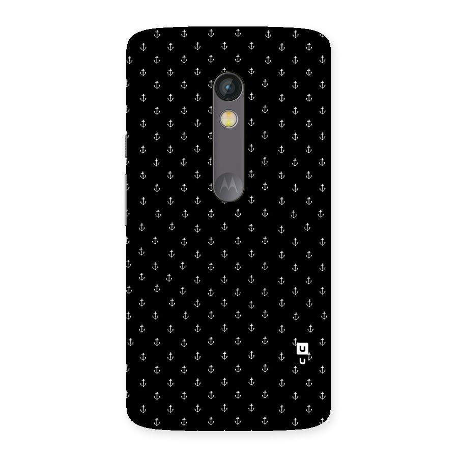Seamless Small Anchors Pattern Back Case for Moto X Play