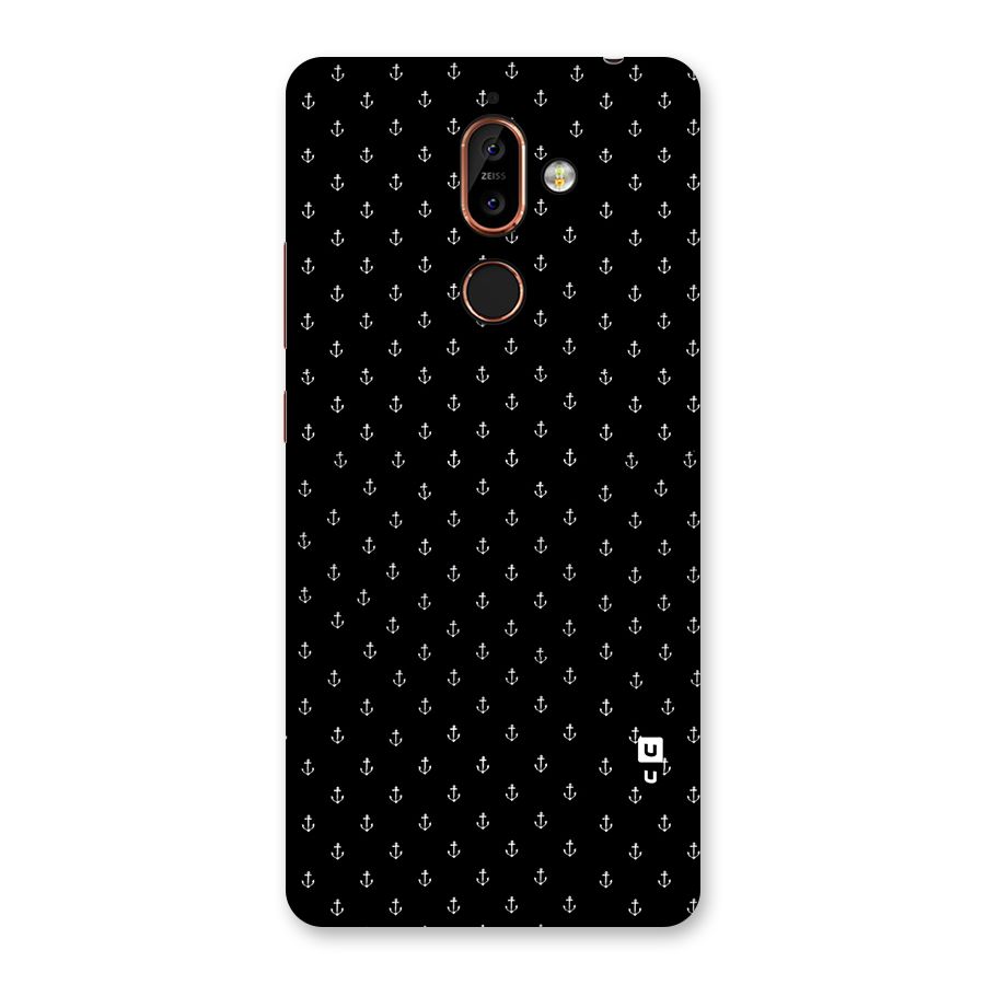 Seamless Small Anchors Pattern Back Case for Nokia 7 Plus