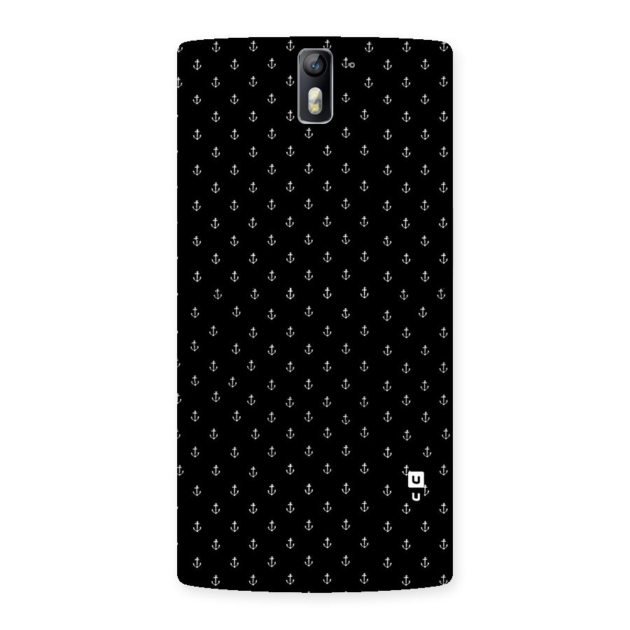 Seamless Small Anchors Pattern Back Case for One Plus One