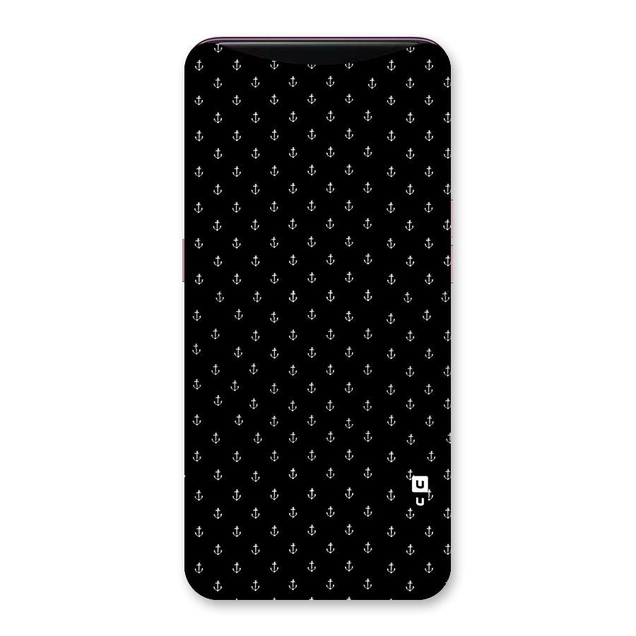 Seamless Small Anchors Pattern Back Case for Oppo Find X
