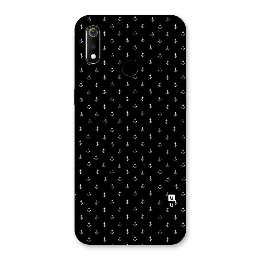 Seamless Small Anchors Pattern Back Case for Realme 3