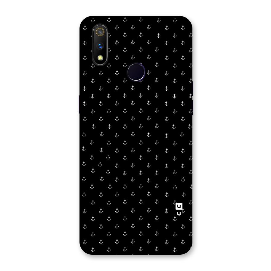 Seamless Small Anchors Pattern Back Case for Realme 3 Pro
