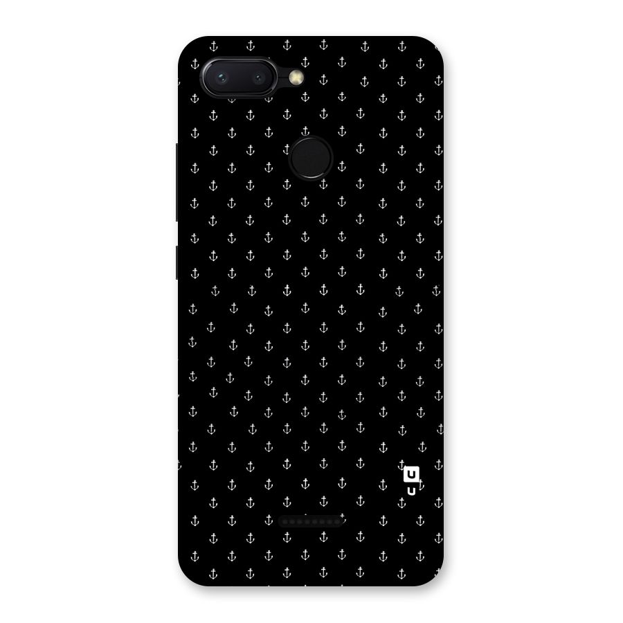 Seamless Small Anchors Pattern Back Case for Redmi 6