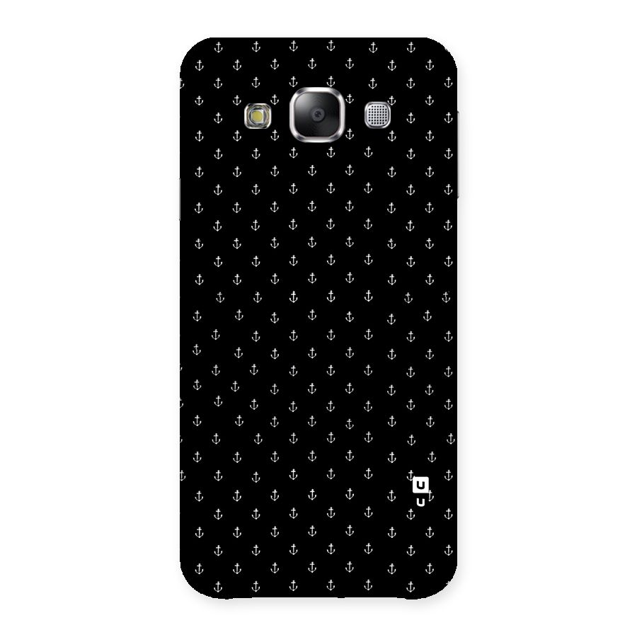 Seamless Small Anchors Pattern Back Case for Samsung Galaxy E5