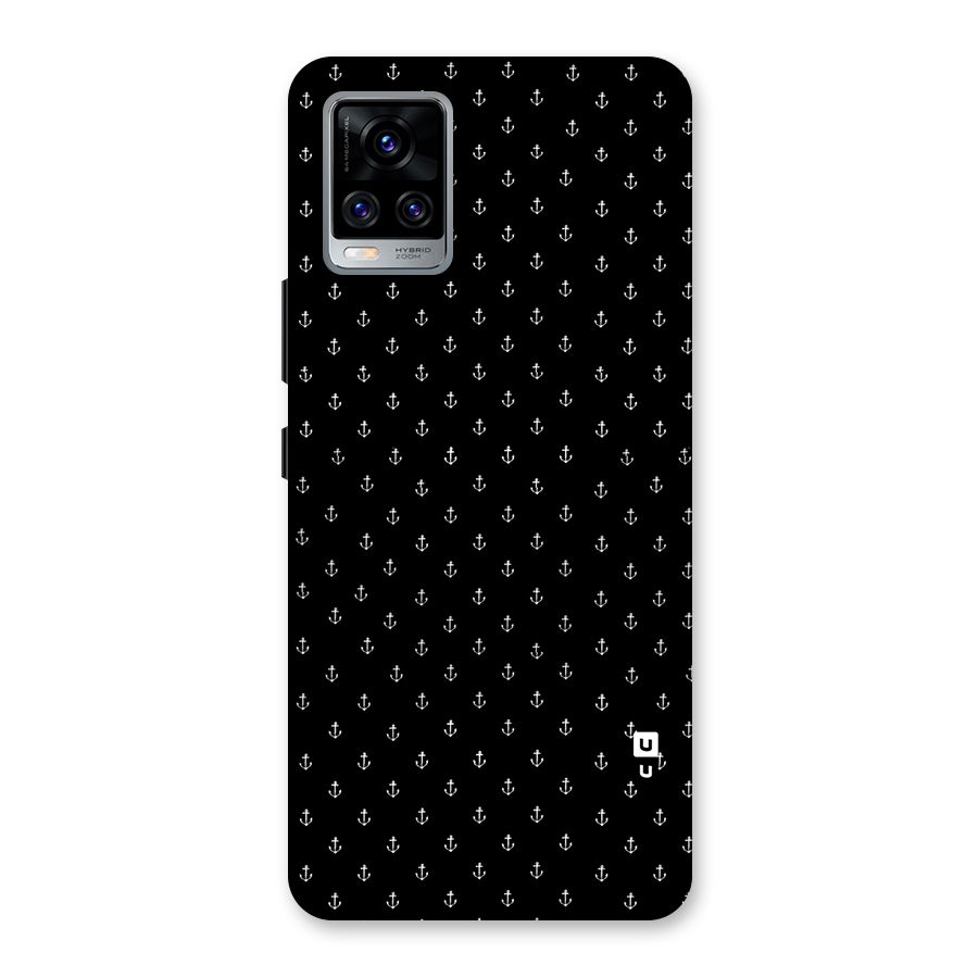 Seamless Small Anchors Pattern Back Case for Vivo V20 Pro