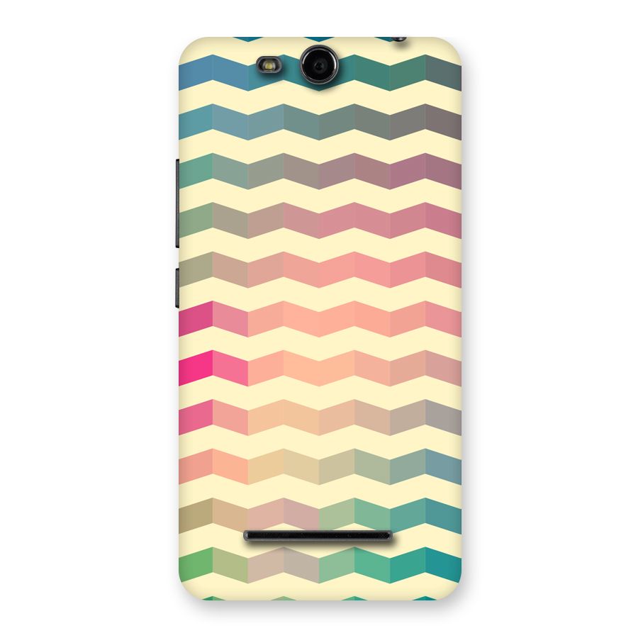Seamless ZigZag Design Back Case for Micromax Canvas Juice 3 Q392