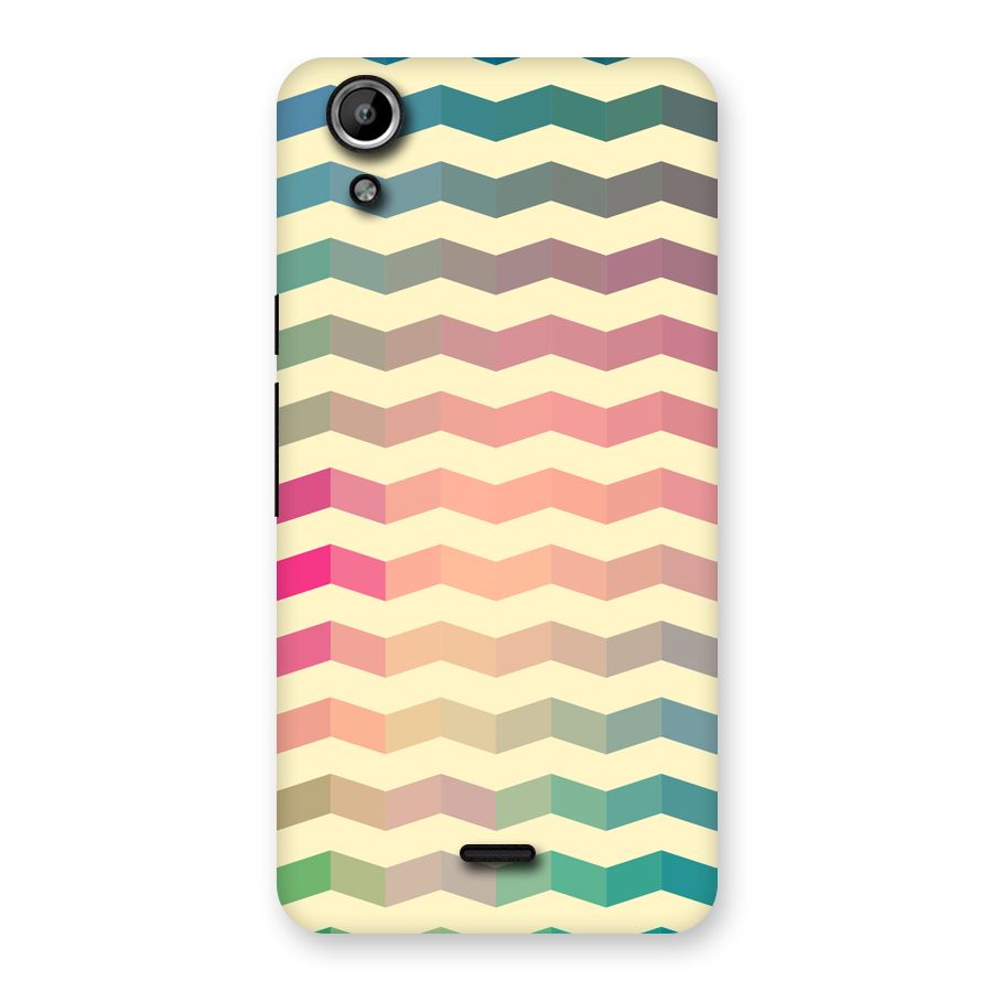 Seamless ZigZag Design Back Case for Micromax Canvas Selfie Lens Q345