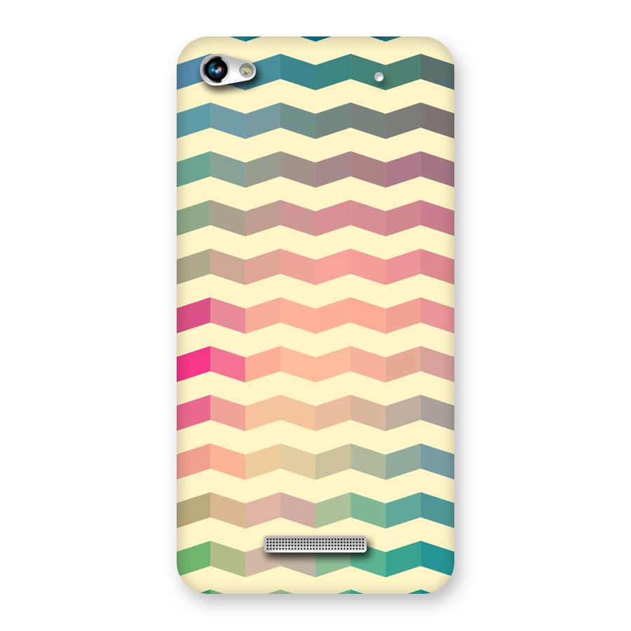Seamless ZigZag Design Back Case for Micromax Hue 2