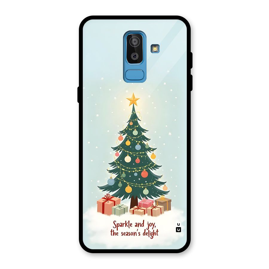 Seasons Delight Glass Back Case for Galaxy J8