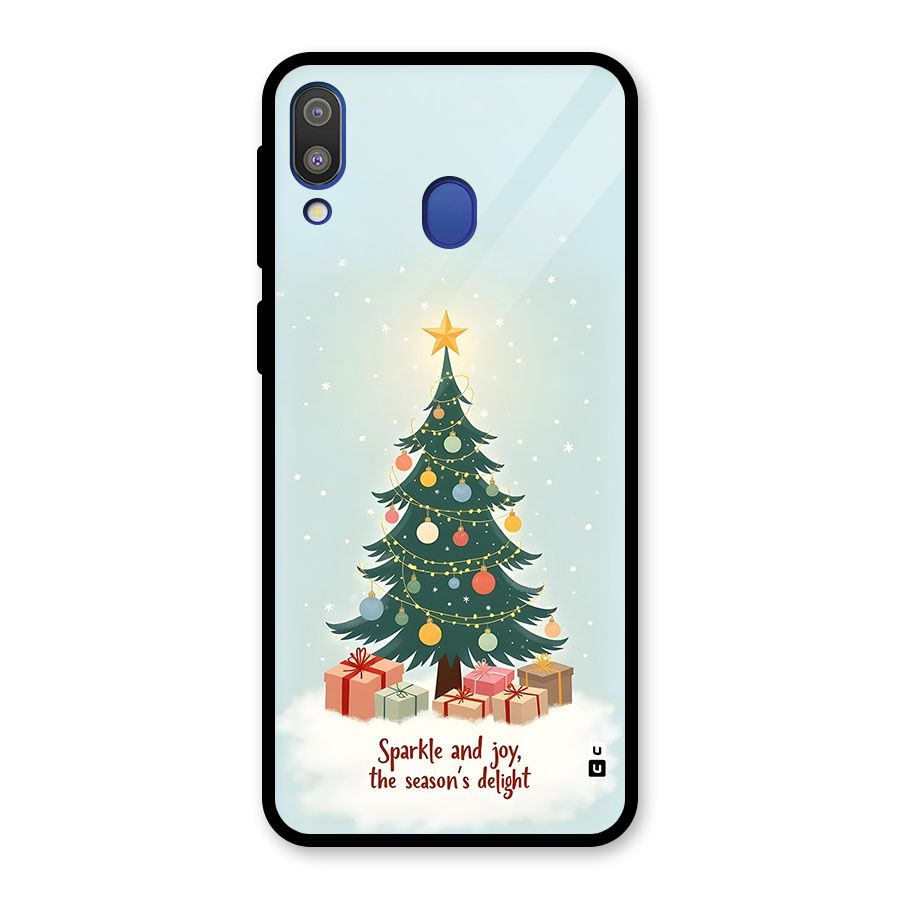 Seasons Delight Glass Back Case for Galaxy M20