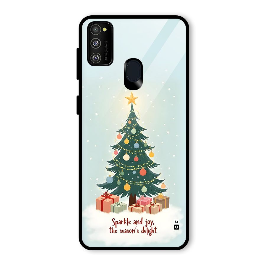 Seasons Delight Glass Back Case for Galaxy M30s