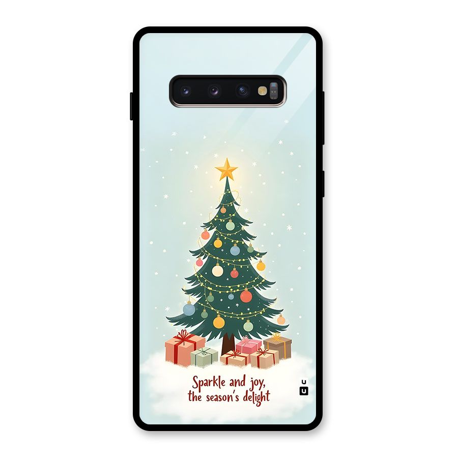 Seasons Delight Glass Back Case for Galaxy S10 Plus