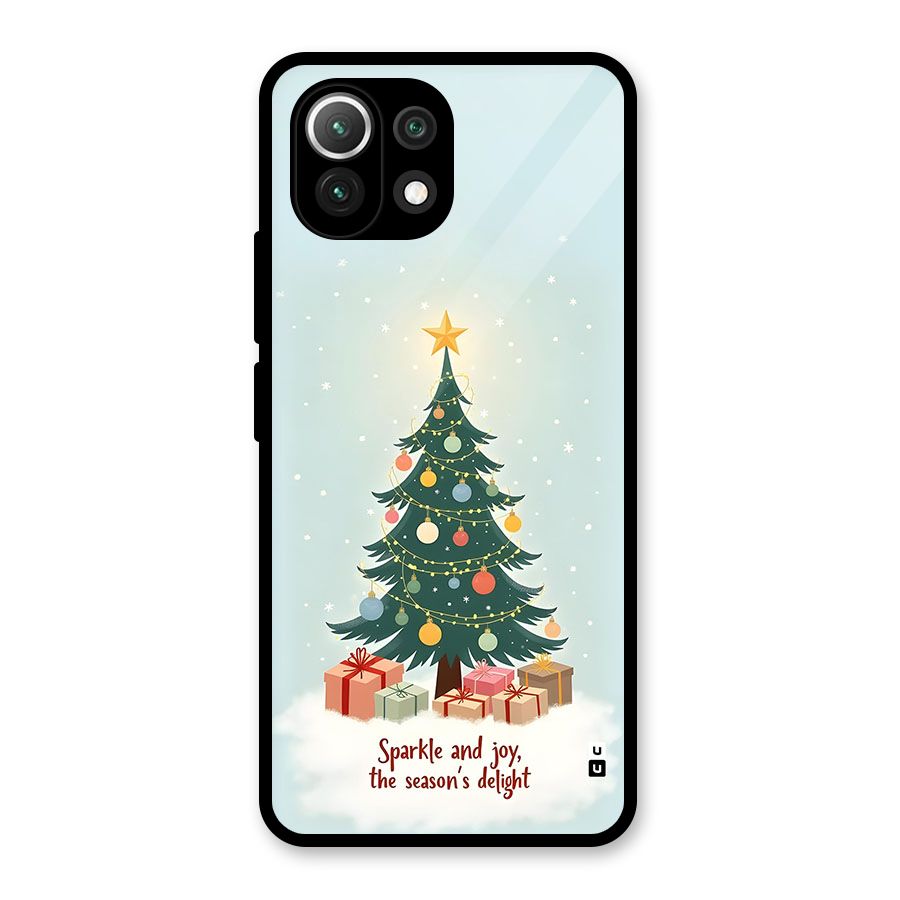Seasons Delight Glass Back Case for Mi 11 Lite NE 5G
