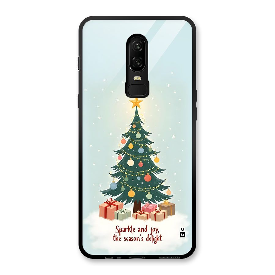Seasons Delight Glass Back Case for OnePlus 6