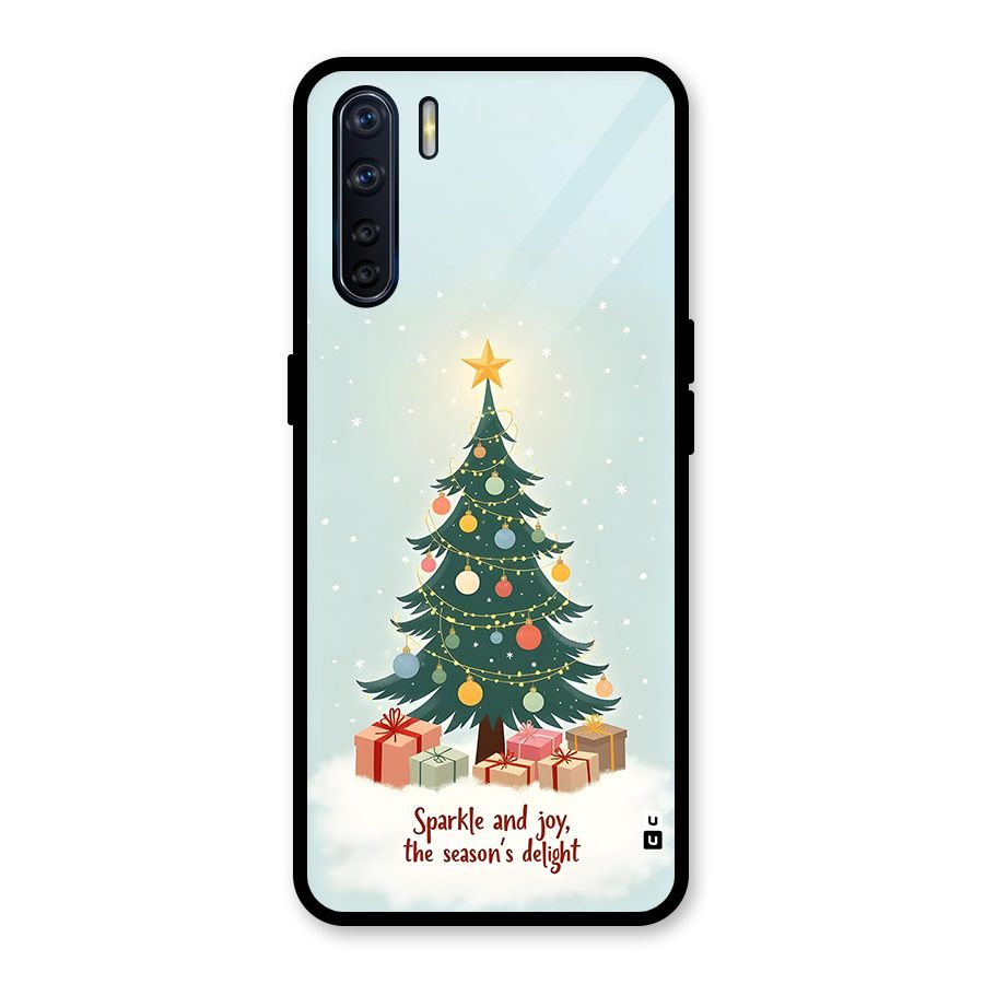 Seasons Delight Glass Back Case for Oppo F15