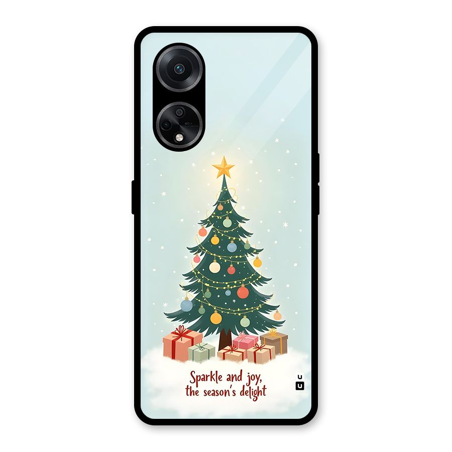 Seasons Delight Glass Back Case for Oppo F23