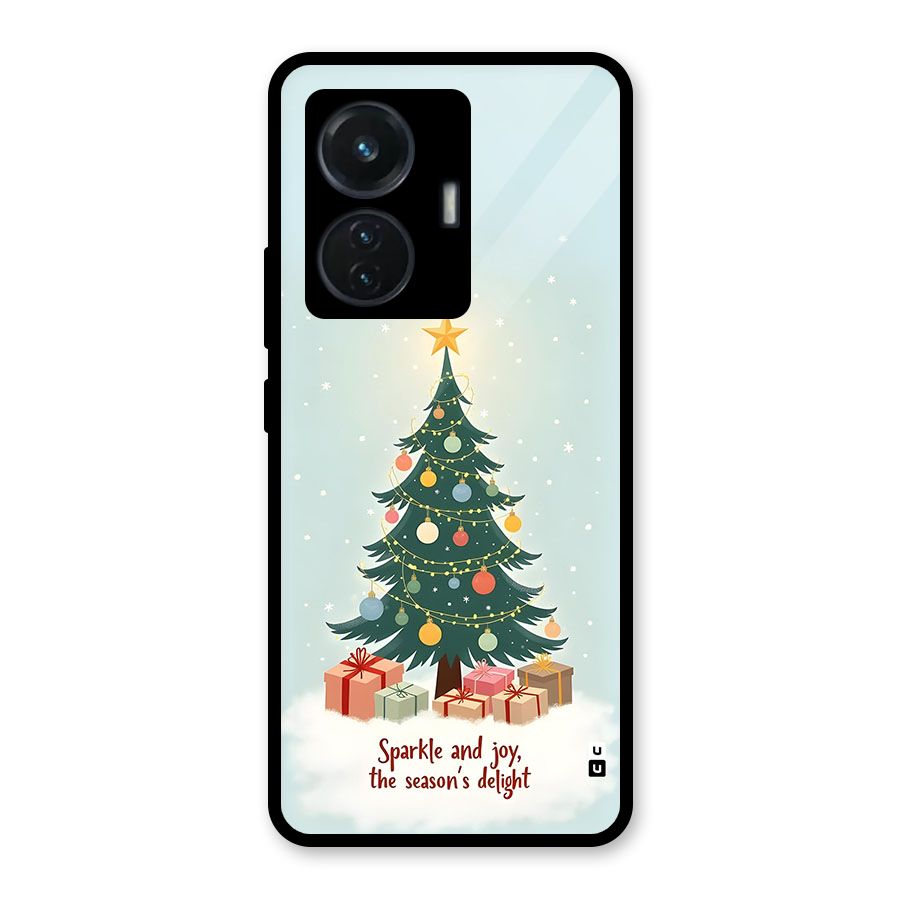 Seasons Delight Glass Back Case for Vivo T1 44W
