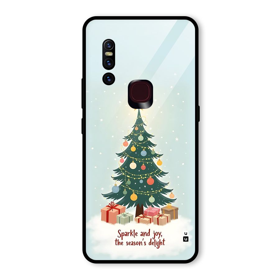 Seasons Delight Glass Back Case for Vivo V15