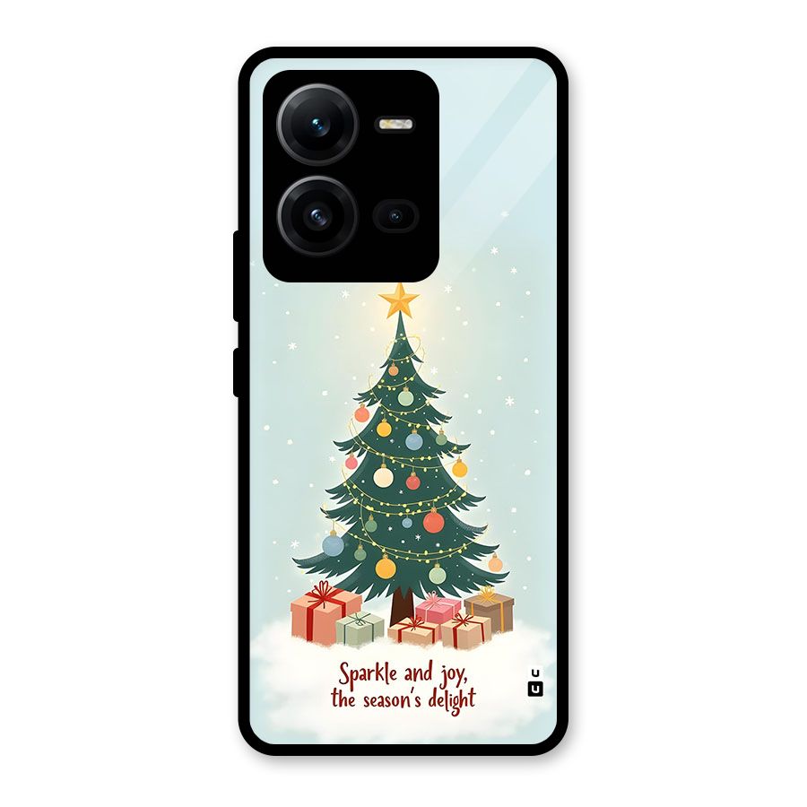 Seasons Delight Glass Back Case for Vivo V25