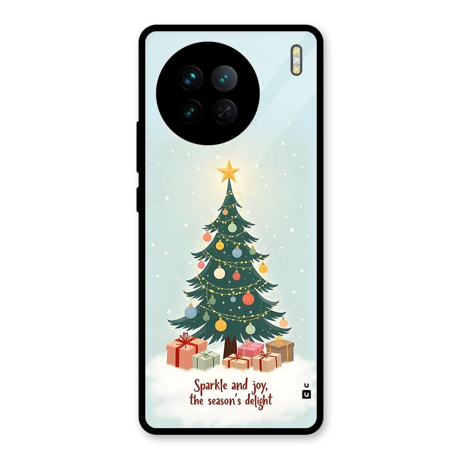 Seasons Delight Glass Back Case for Vivo X90