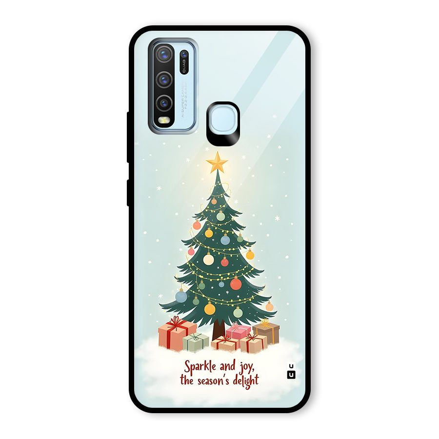 Seasons Delight Glass Back Case for Vivo Y30