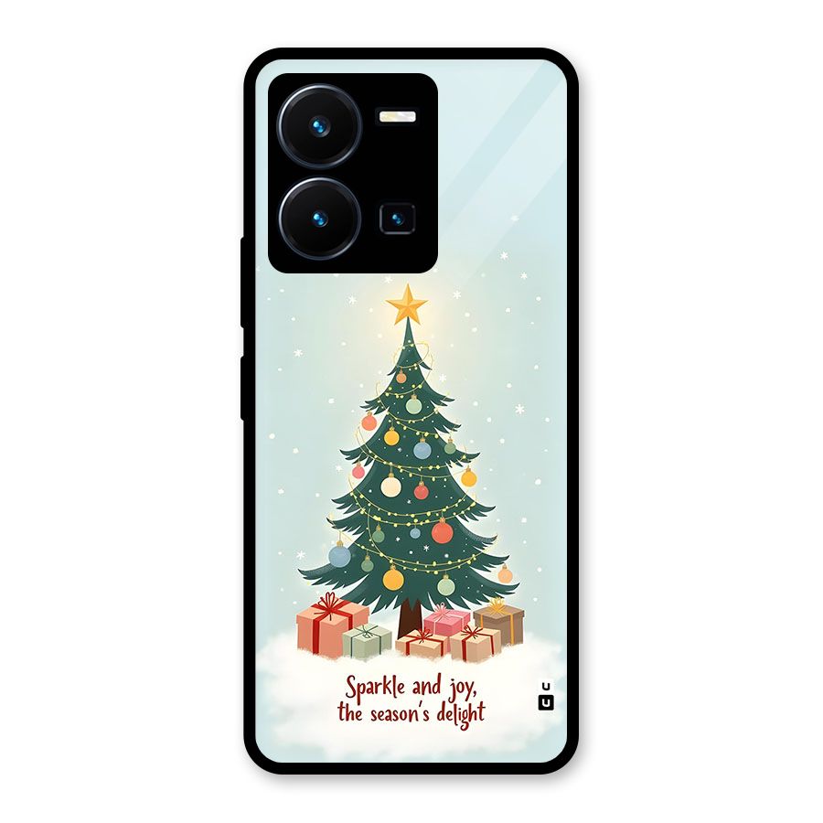 Seasons Delight Glass Back Case for Vivo Y35