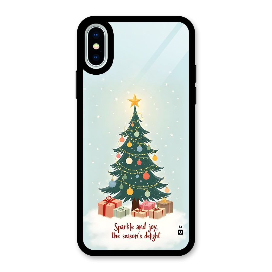 Seasons Delight Glass Back Case for iPhone XS