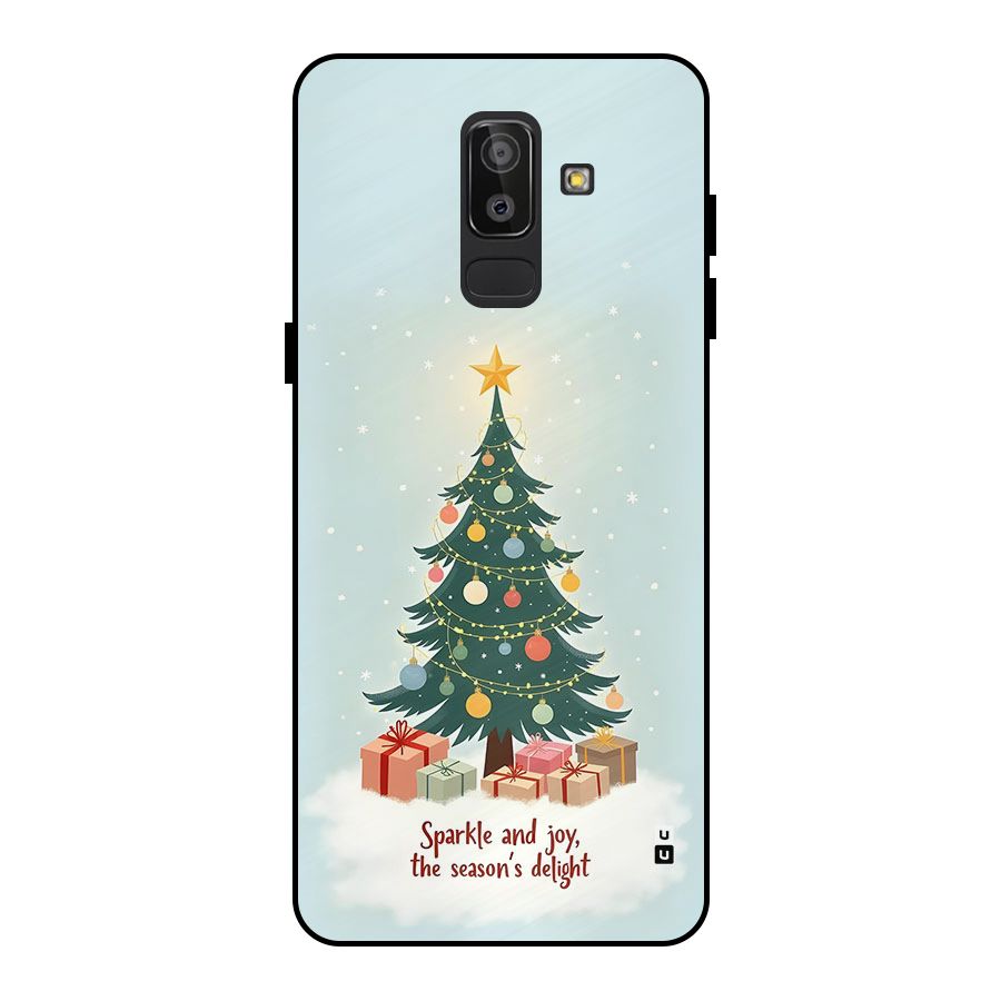 Seasons Delight Metal Back Case for Galaxy J8