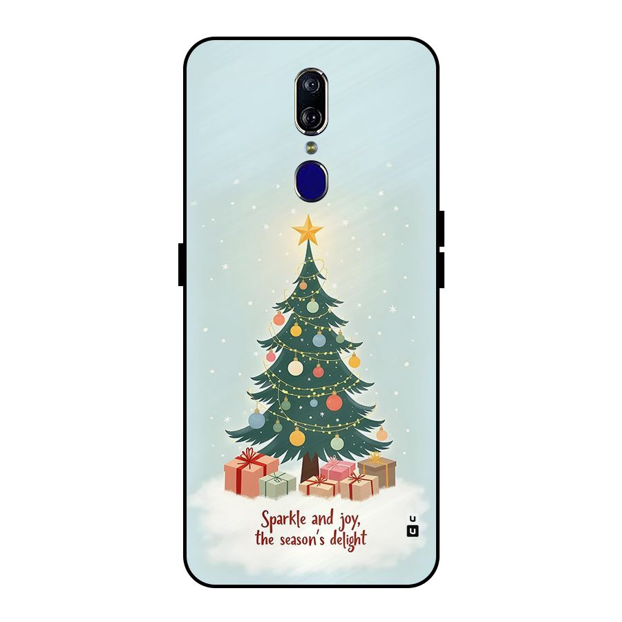 Seasons Delight Metal Back Case for Oppo F11