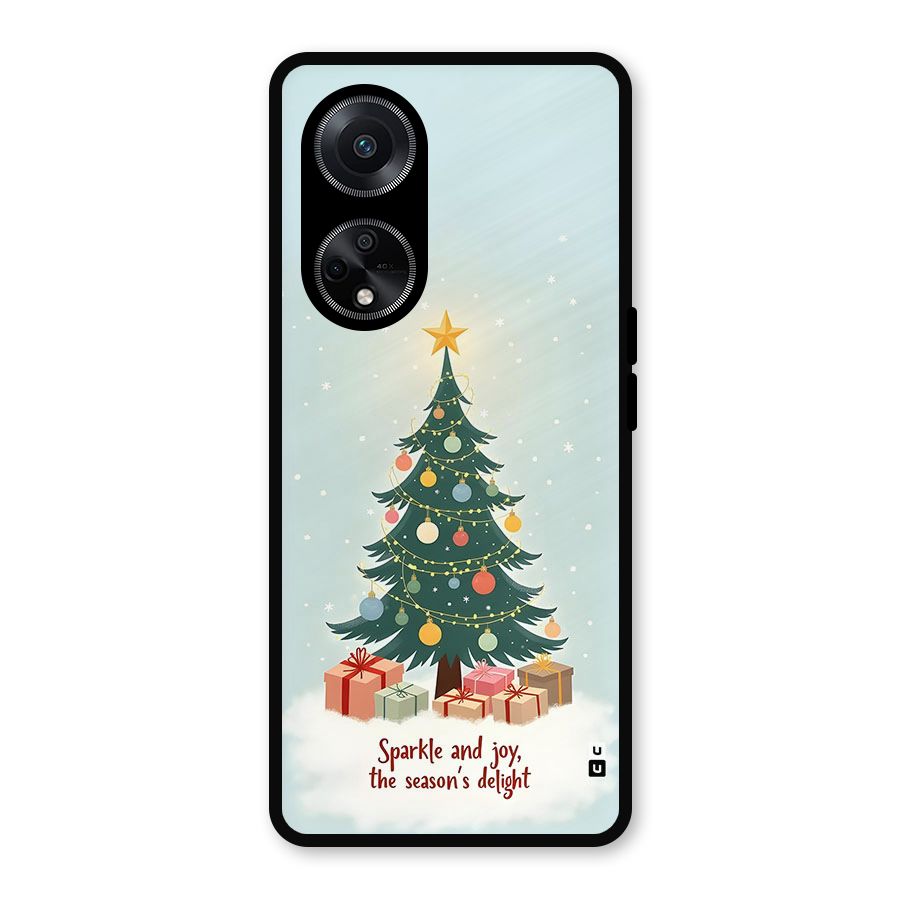 Seasons Delight Metal Back Case for Oppo F23