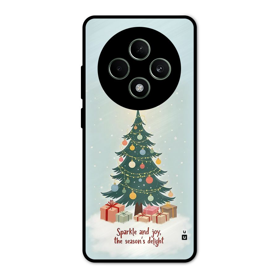 Seasons Delight Metal Back Case for Oppo F27