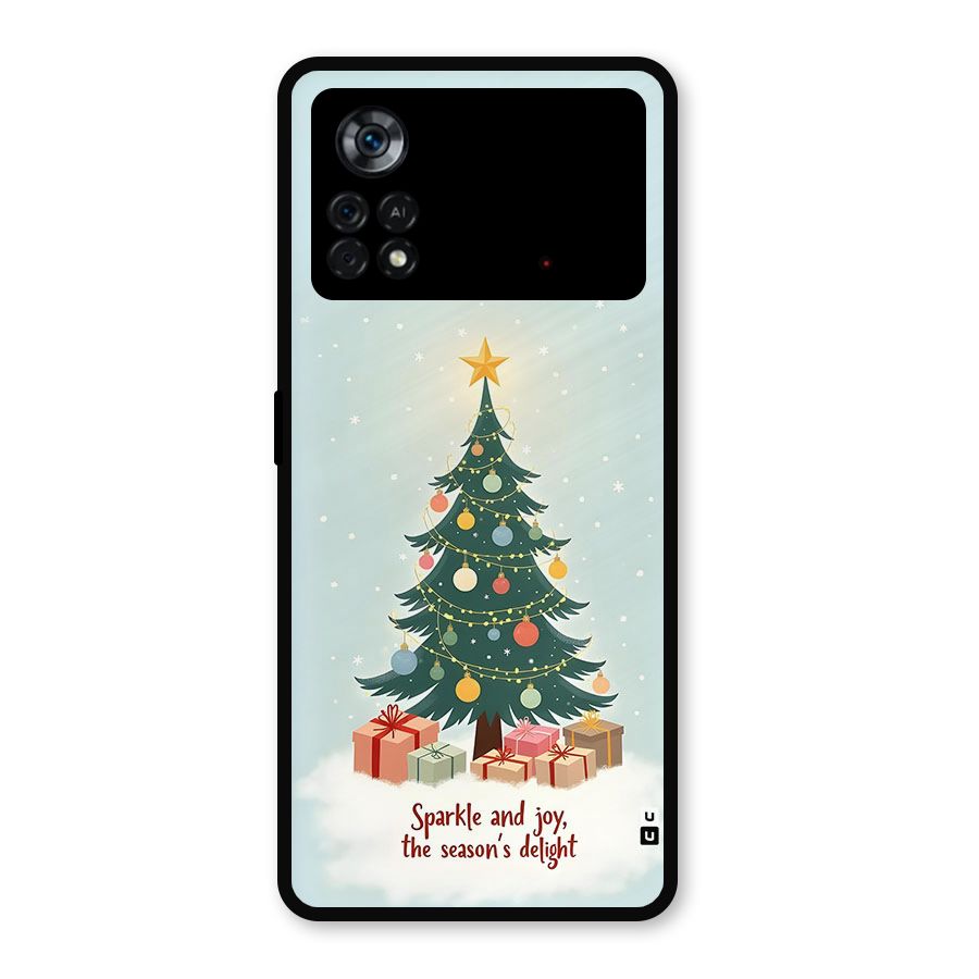 Seasons Delight Metal Back Case for Poco X4 Pro 5G