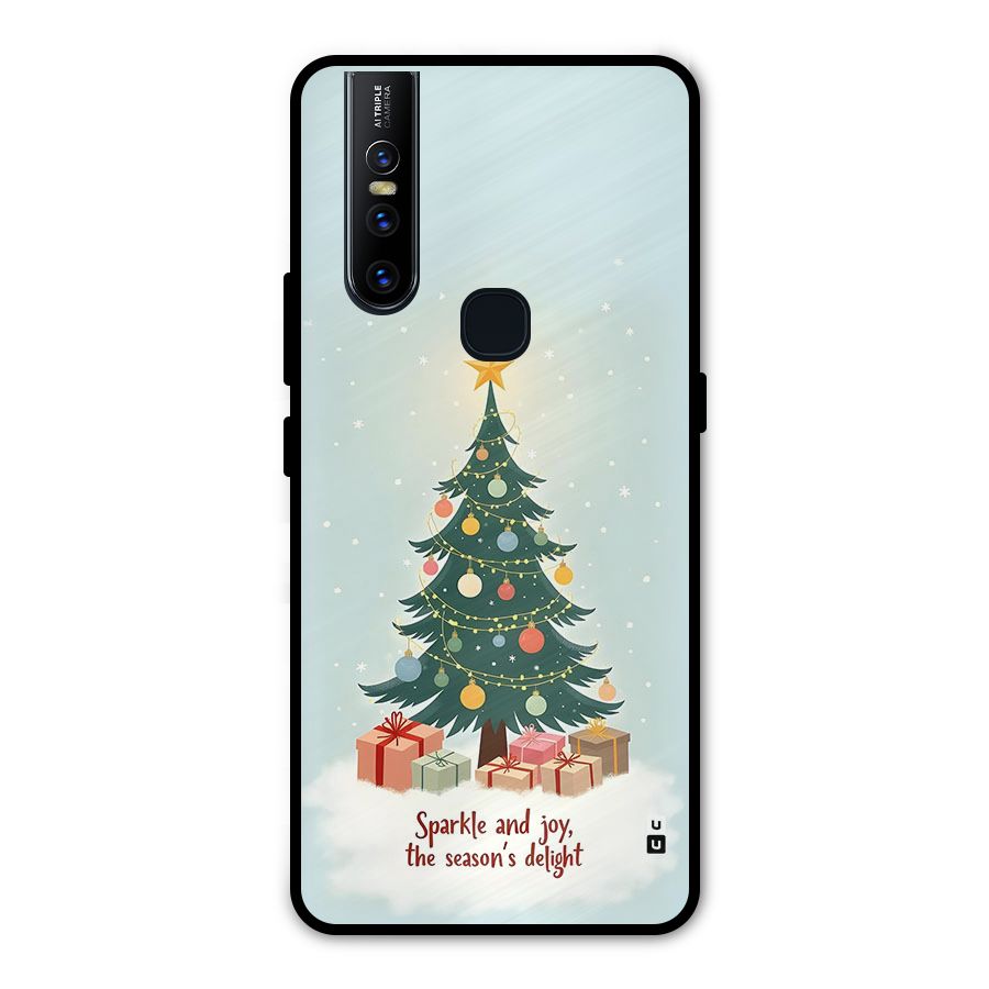 Seasons Delight Metal Back Case for Vivo V15