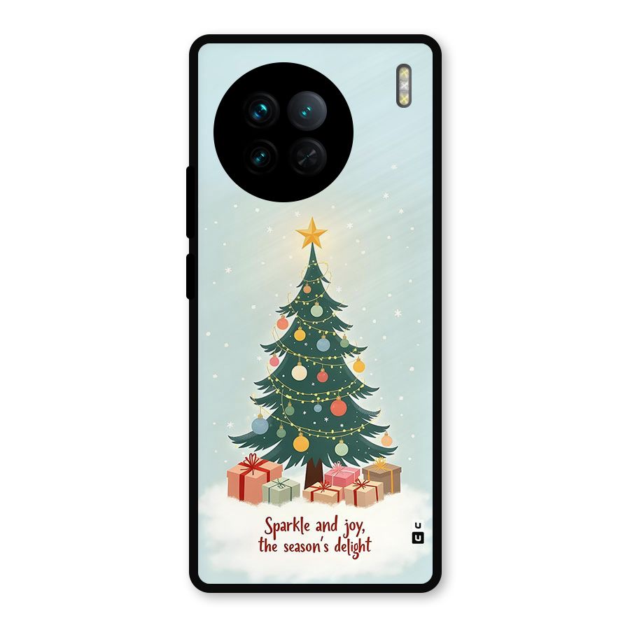 Seasons Delight Metal Back Case for Vivo X90