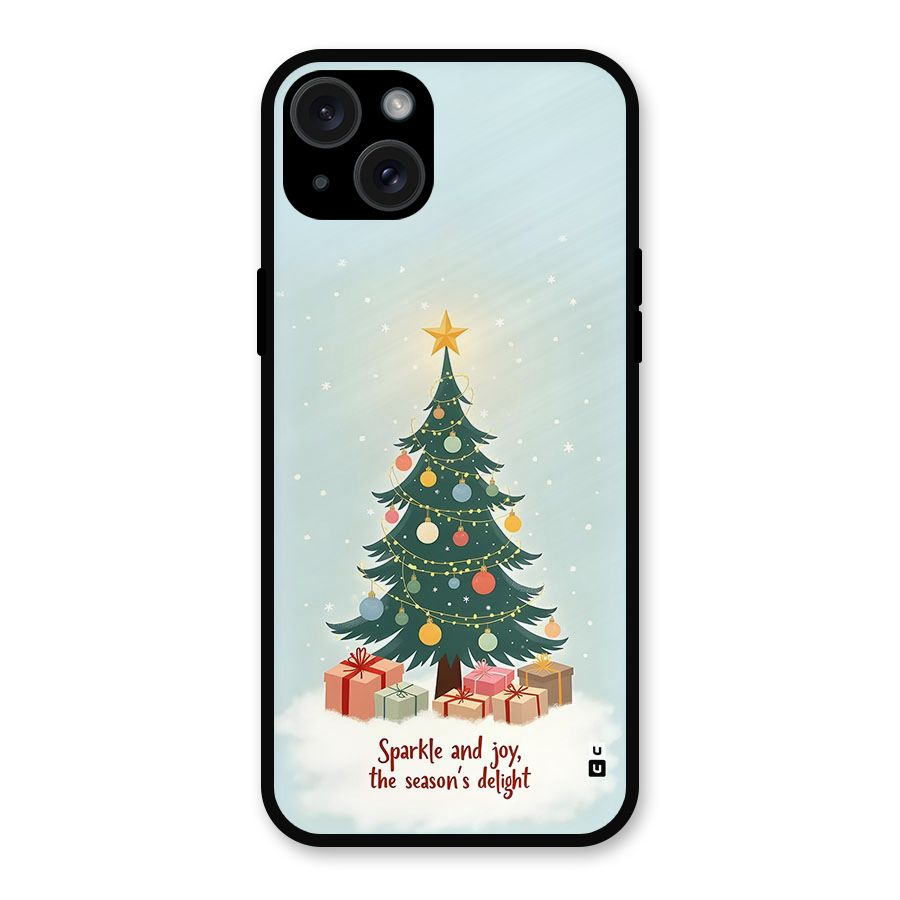 Seasons Delight Metal Back Case for iPhone 15 Plus