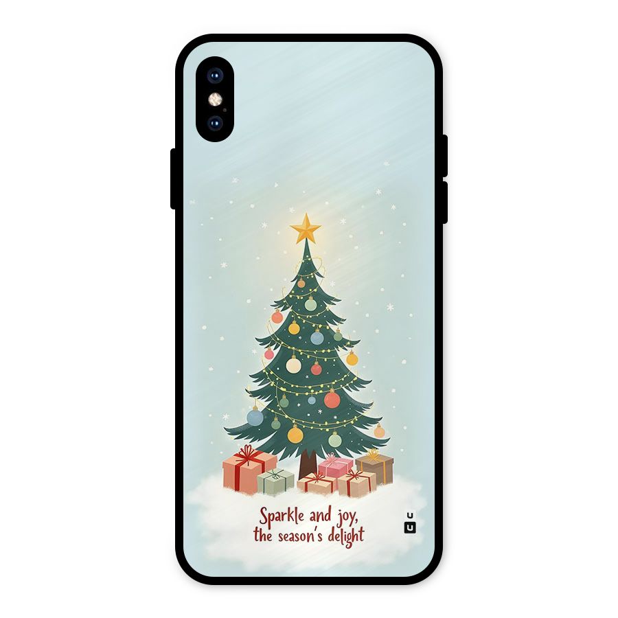 Seasons Delight Metal Back Case for iPhone XS Max